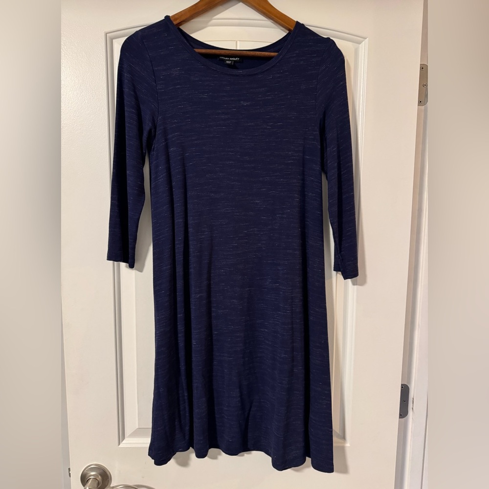 Hilary Radley Navy Blue Dress